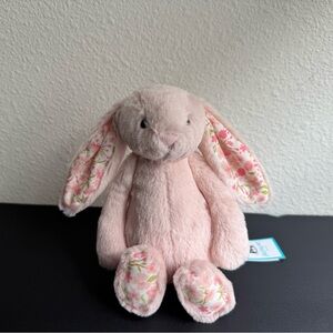 AUTHENTIC Jellycat Blossom Blush Pink Bunny ‘Cherry’ - SMALL 7”❗️HTF - BNWT❗️